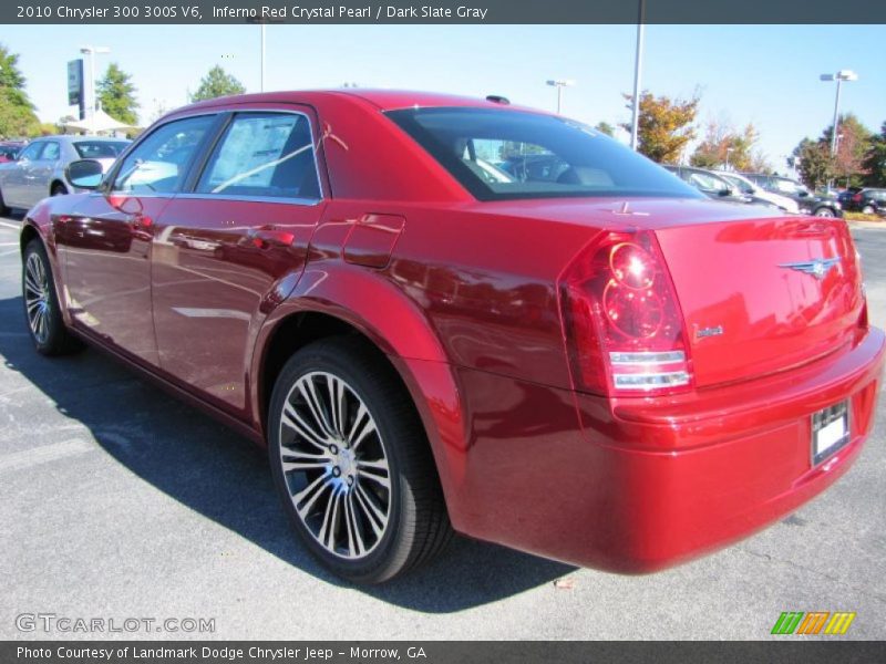 Inferno Red Crystal Pearl / Dark Slate Gray 2010 Chrysler 300 300S V6