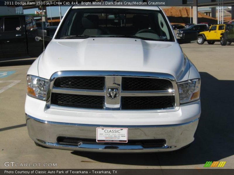 Bright White / Dark Slate Gray/Medium Graystone 2011 Dodge Ram 1500 SLT Crew Cab 4x4
