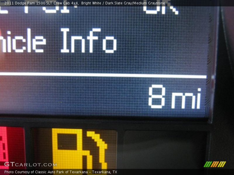 Bright White / Dark Slate Gray/Medium Graystone 2011 Dodge Ram 1500 SLT Crew Cab 4x4