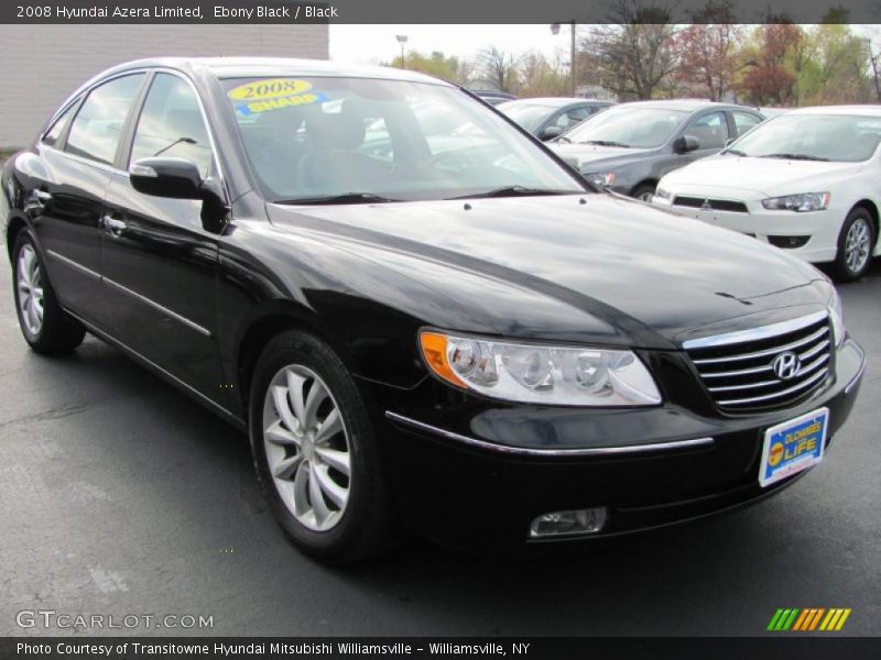 Ebony Black / Black 2008 Hyundai Azera Limited