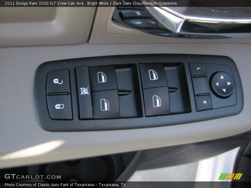 Bright White / Dark Slate Gray/Medium Graystone 2011 Dodge Ram 1500 SLT Crew Cab 4x4