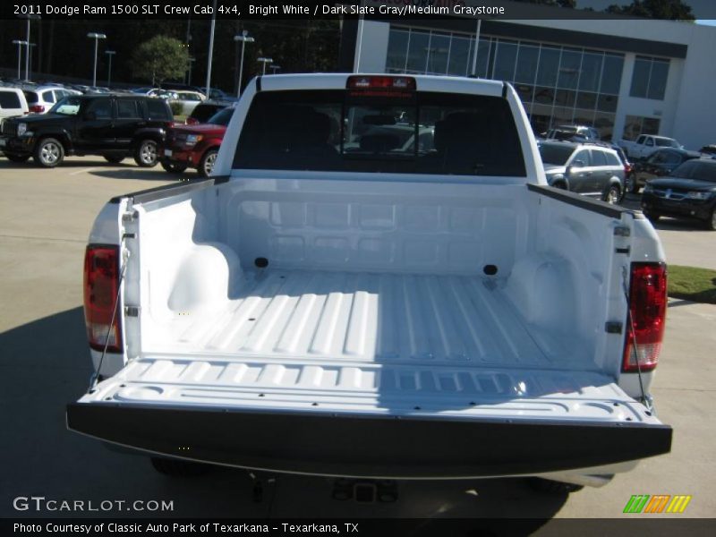 Bright White / Dark Slate Gray/Medium Graystone 2011 Dodge Ram 1500 SLT Crew Cab 4x4