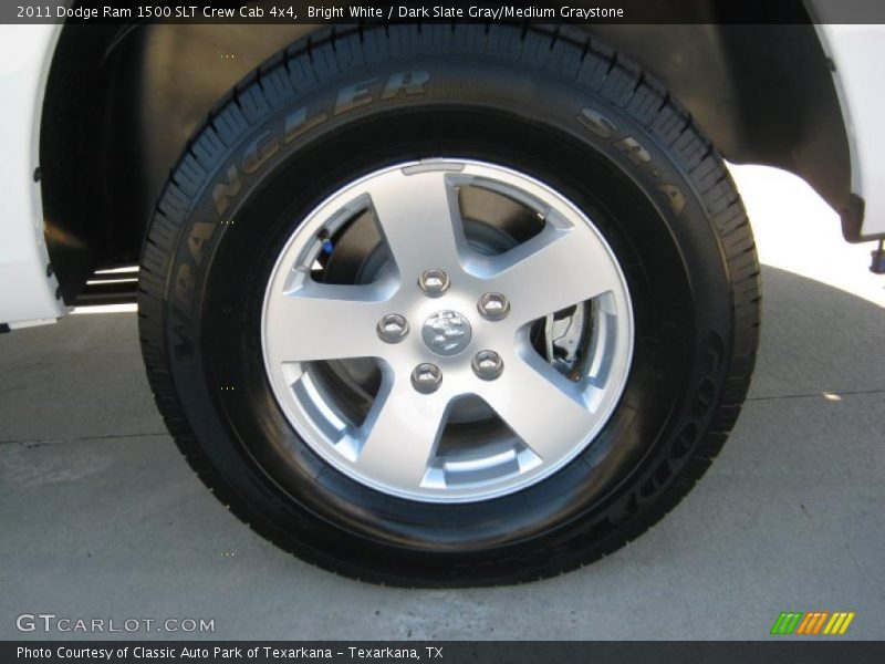 Bright White / Dark Slate Gray/Medium Graystone 2011 Dodge Ram 1500 SLT Crew Cab 4x4