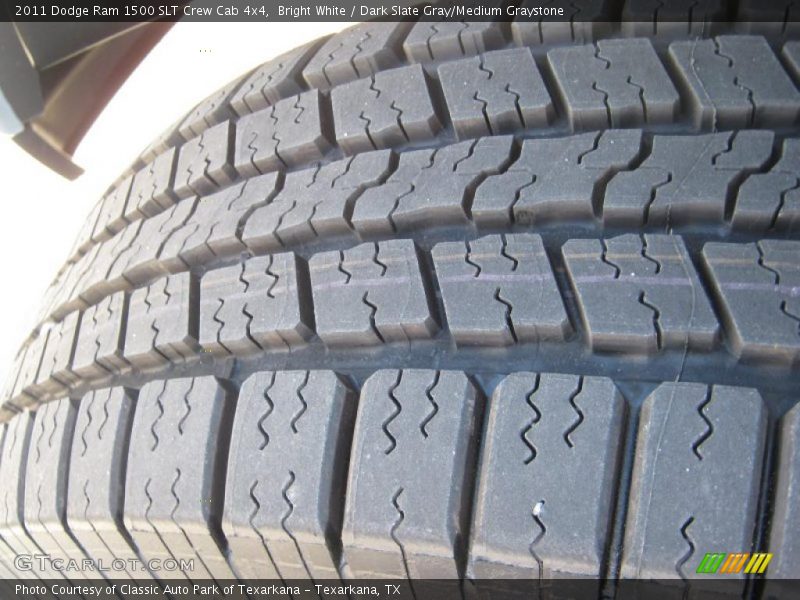 Bright White / Dark Slate Gray/Medium Graystone 2011 Dodge Ram 1500 SLT Crew Cab 4x4