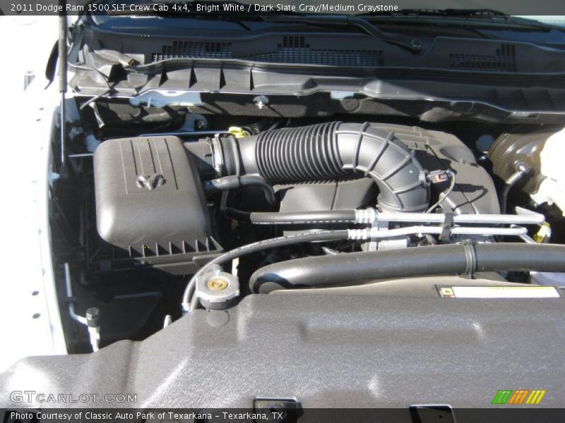 Bright White / Dark Slate Gray/Medium Graystone 2011 Dodge Ram 1500 SLT Crew Cab 4x4