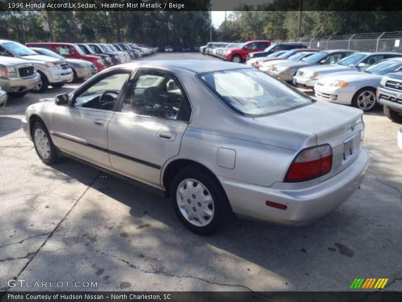 Heather Mist Metallic / Beige 1996 Honda Accord LX Sedan