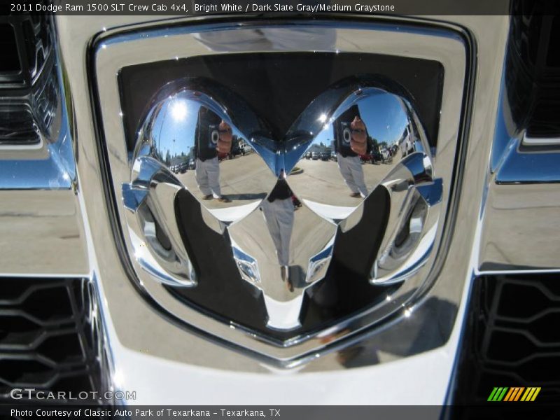 Bright White / Dark Slate Gray/Medium Graystone 2011 Dodge Ram 1500 SLT Crew Cab 4x4