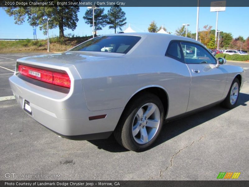 Bright Silver Metallic / Dark Slate Gray 2010 Dodge Challenger SE