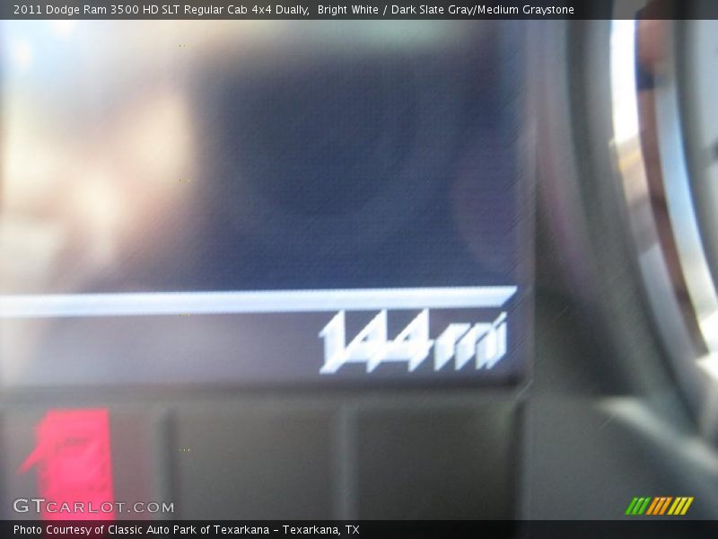 Bright White / Dark Slate Gray/Medium Graystone 2011 Dodge Ram 3500 HD SLT Regular Cab 4x4 Dually