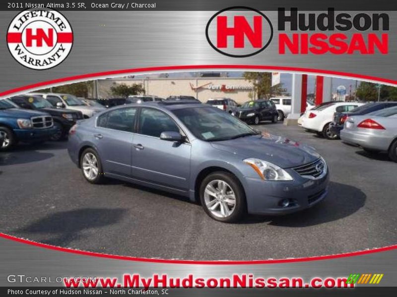 Ocean Gray / Charcoal 2011 Nissan Altima 3.5 SR