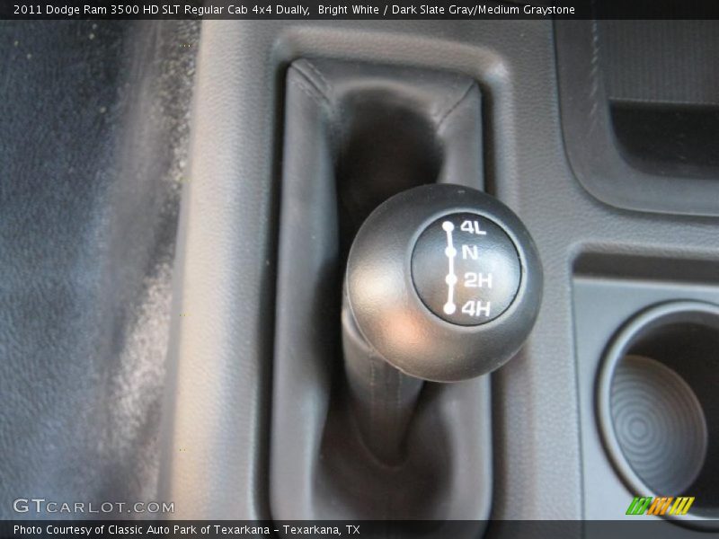 Bright White / Dark Slate Gray/Medium Graystone 2011 Dodge Ram 3500 HD SLT Regular Cab 4x4 Dually