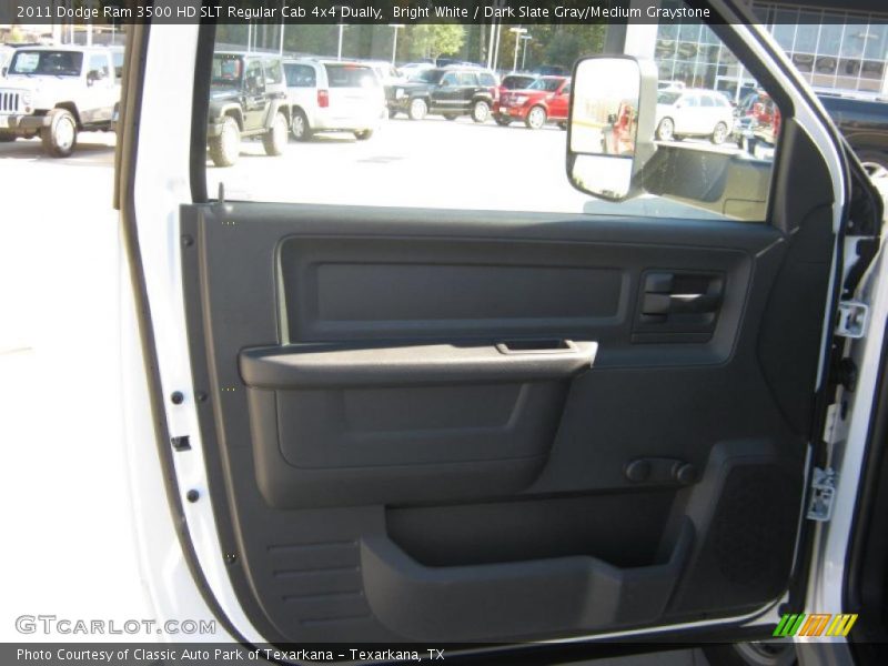 Bright White / Dark Slate Gray/Medium Graystone 2011 Dodge Ram 3500 HD SLT Regular Cab 4x4 Dually