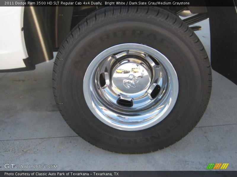 Bright White / Dark Slate Gray/Medium Graystone 2011 Dodge Ram 3500 HD SLT Regular Cab 4x4 Dually