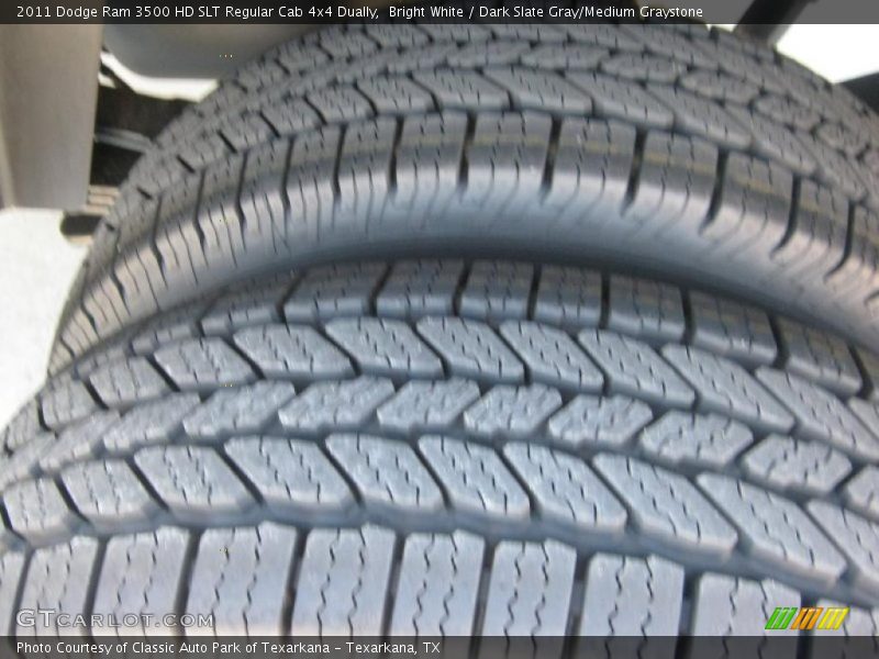 Bright White / Dark Slate Gray/Medium Graystone 2011 Dodge Ram 3500 HD SLT Regular Cab 4x4 Dually