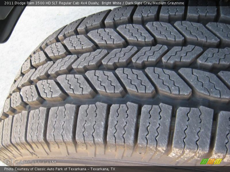 Bright White / Dark Slate Gray/Medium Graystone 2011 Dodge Ram 3500 HD SLT Regular Cab 4x4 Dually