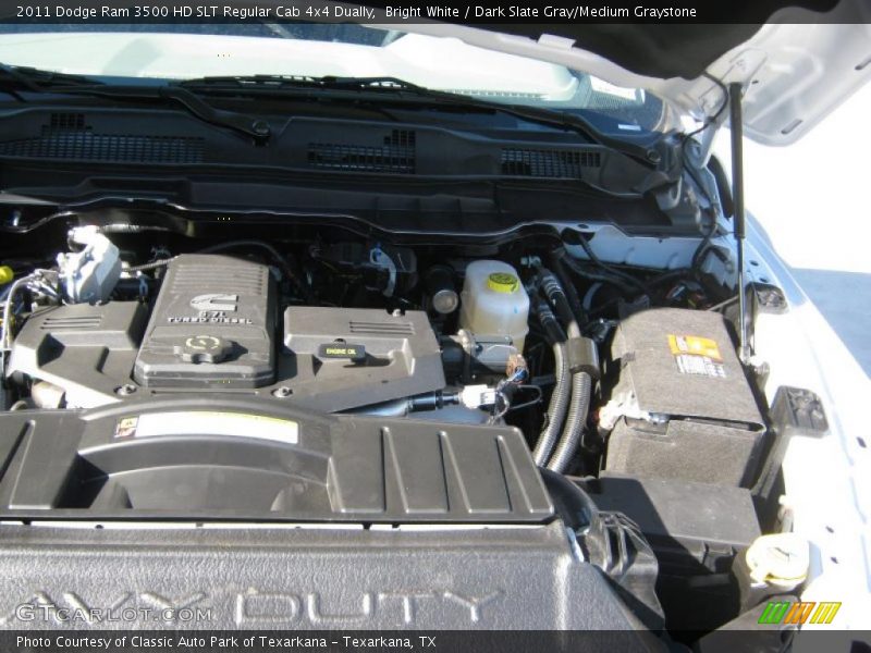 Bright White / Dark Slate Gray/Medium Graystone 2011 Dodge Ram 3500 HD SLT Regular Cab 4x4 Dually