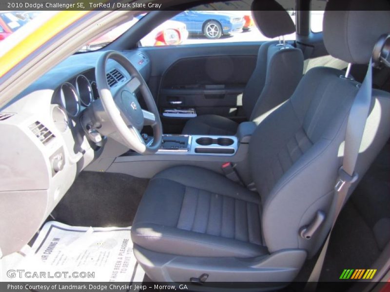 TorRed / Dark Slate Gray 2010 Dodge Challenger SE