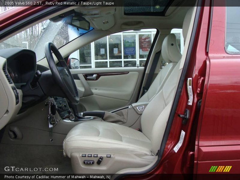 Ruby Red Metallic / Taupe/Light Taupe 2005 Volvo S60 2.5T