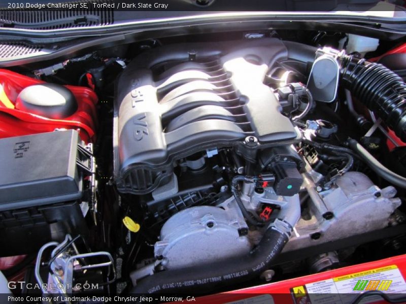 TorRed / Dark Slate Gray 2010 Dodge Challenger SE