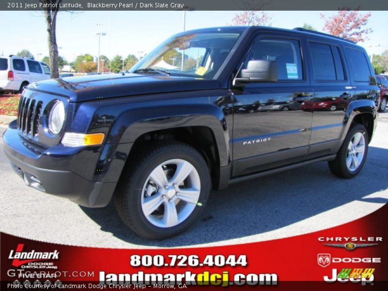 Blackberry Pearl / Dark Slate Gray 2011 Jeep Patriot Latitude