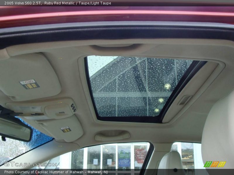 Ruby Red Metallic / Taupe/Light Taupe 2005 Volvo S60 2.5T