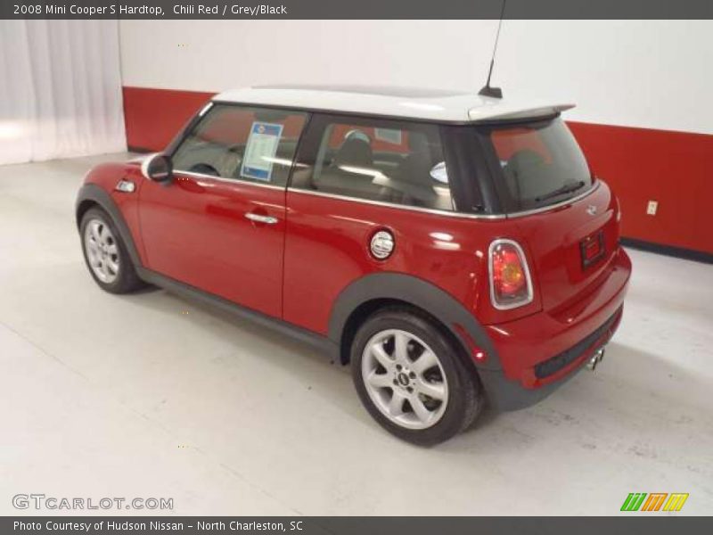 Chili Red / Grey/Black 2008 Mini Cooper S Hardtop