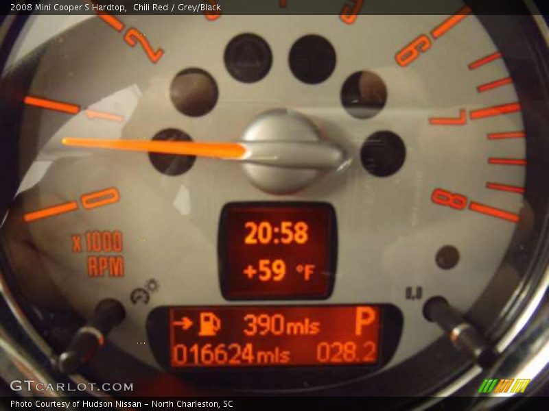 Chili Red / Grey/Black 2008 Mini Cooper S Hardtop