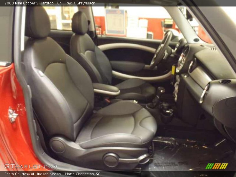 Chili Red / Grey/Black 2008 Mini Cooper S Hardtop