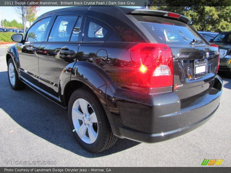 Brilliant Black Crystal Pearl / Dark Slate Gray 2011 Dodge Caliber Mainstreet