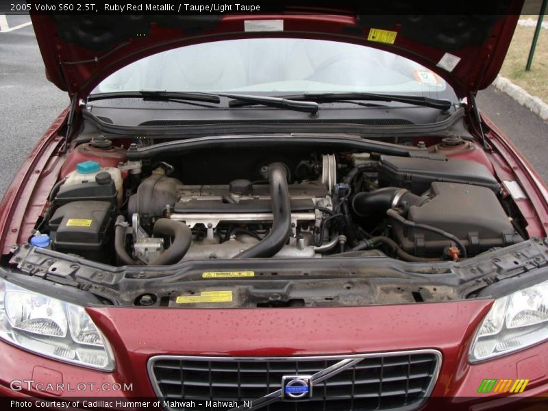 Ruby Red Metallic / Taupe/Light Taupe 2005 Volvo S60 2.5T