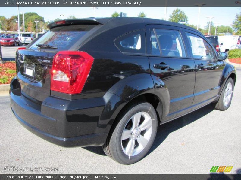 Brilliant Black Crystal Pearl / Dark Slate Gray 2011 Dodge Caliber Mainstreet