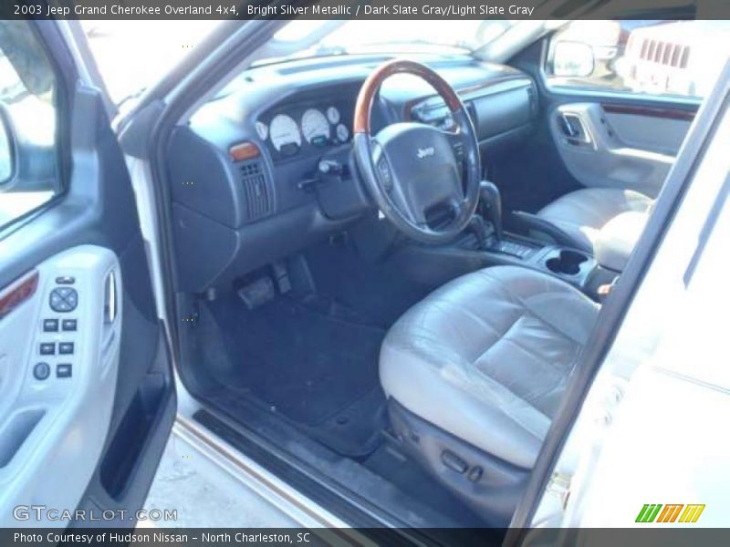 Bright Silver Metallic / Dark Slate Gray/Light Slate Gray 2003 Jeep Grand Cherokee Overland 4x4