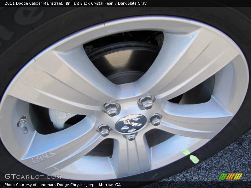 Brilliant Black Crystal Pearl / Dark Slate Gray 2011 Dodge Caliber Mainstreet