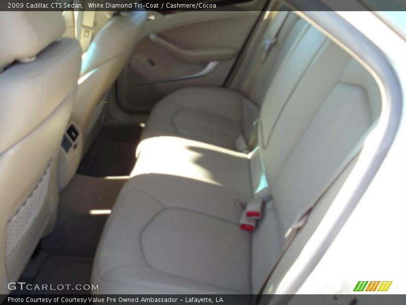 White Diamond Tri-Coat / Cashmere/Cocoa 2009 Cadillac CTS Sedan