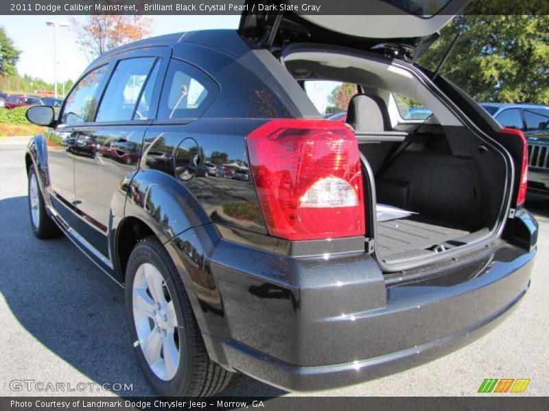 Brilliant Black Crystal Pearl / Dark Slate Gray 2011 Dodge Caliber Mainstreet