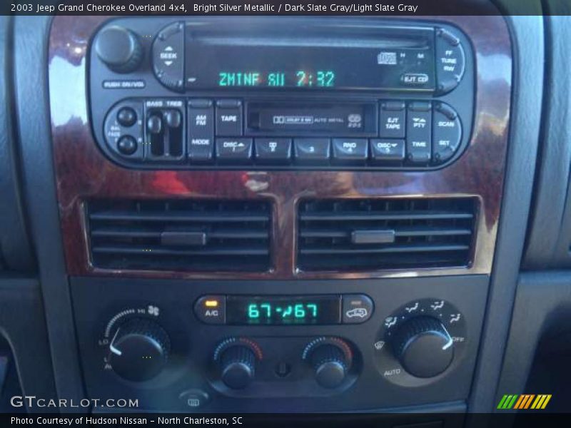 Bright Silver Metallic / Dark Slate Gray/Light Slate Gray 2003 Jeep Grand Cherokee Overland 4x4