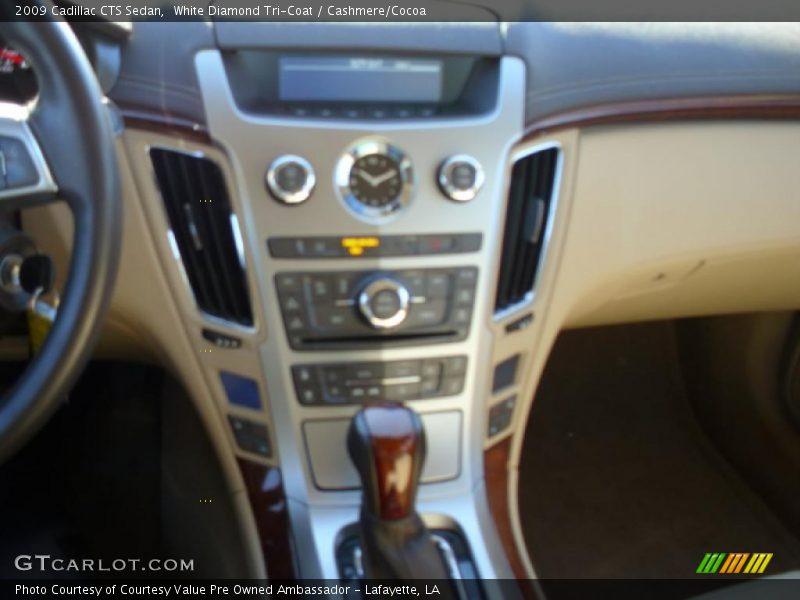 White Diamond Tri-Coat / Cashmere/Cocoa 2009 Cadillac CTS Sedan