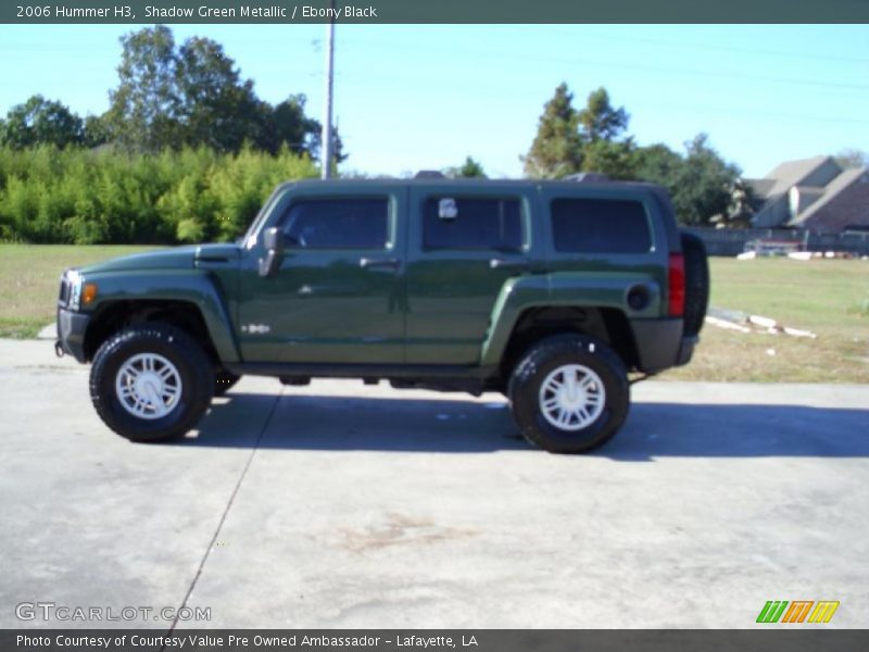 Shadow Green Metallic / Ebony Black 2006 Hummer H3