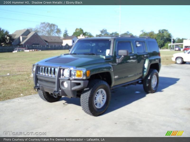 Shadow Green Metallic / Ebony Black 2006 Hummer H3