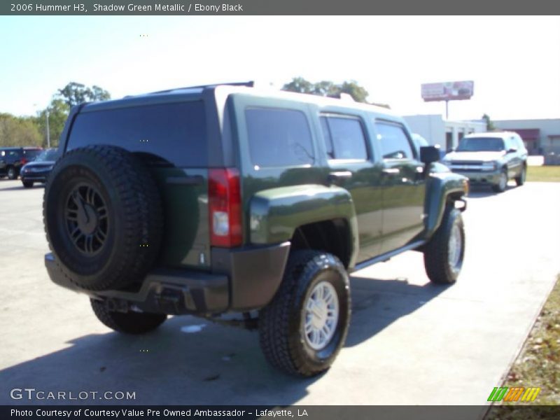 Shadow Green Metallic / Ebony Black 2006 Hummer H3