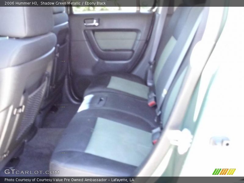 Shadow Green Metallic / Ebony Black 2006 Hummer H3