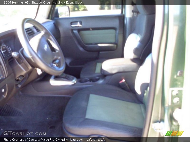 Shadow Green Metallic / Ebony Black 2006 Hummer H3