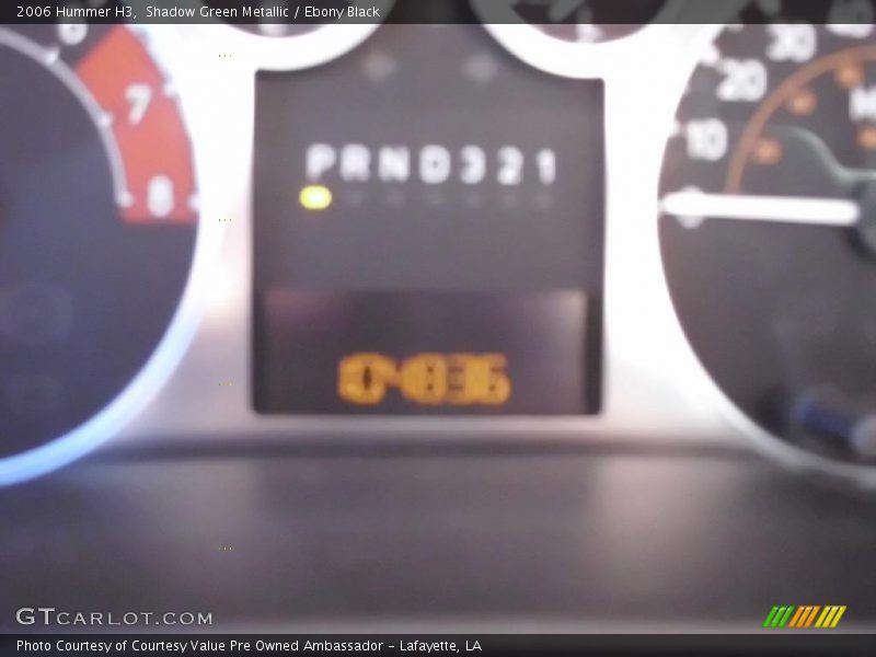 Shadow Green Metallic / Ebony Black 2006 Hummer H3