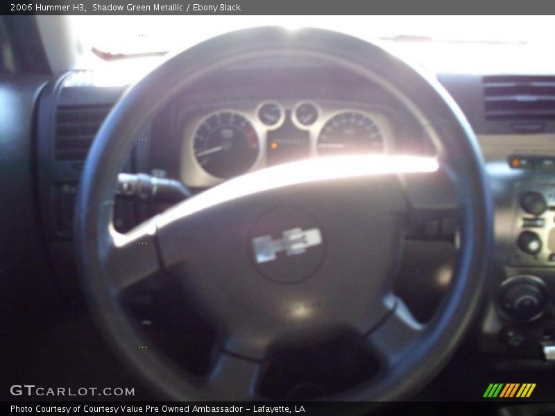 Shadow Green Metallic / Ebony Black 2006 Hummer H3