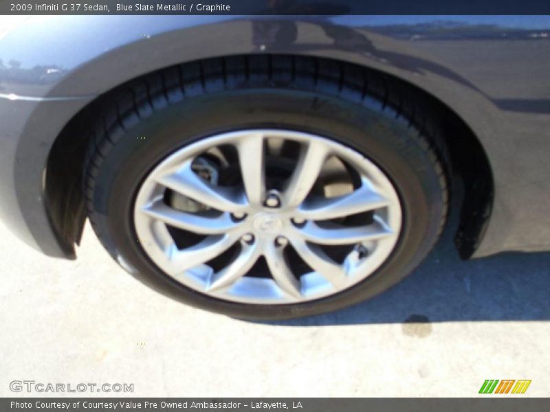 Blue Slate Metallic / Graphite 2009 Infiniti G 37 Sedan