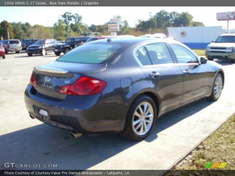Blue Slate Metallic / Graphite 2009 Infiniti G 37 Sedan