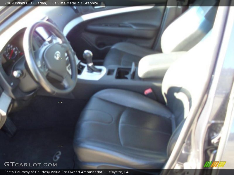 Blue Slate Metallic / Graphite 2009 Infiniti G 37 Sedan