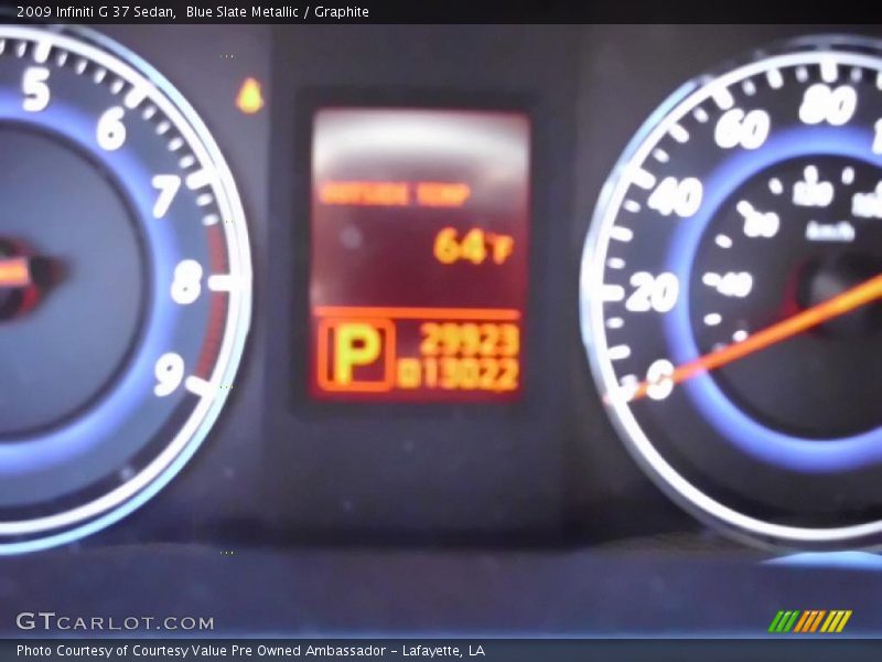 Blue Slate Metallic / Graphite 2009 Infiniti G 37 Sedan