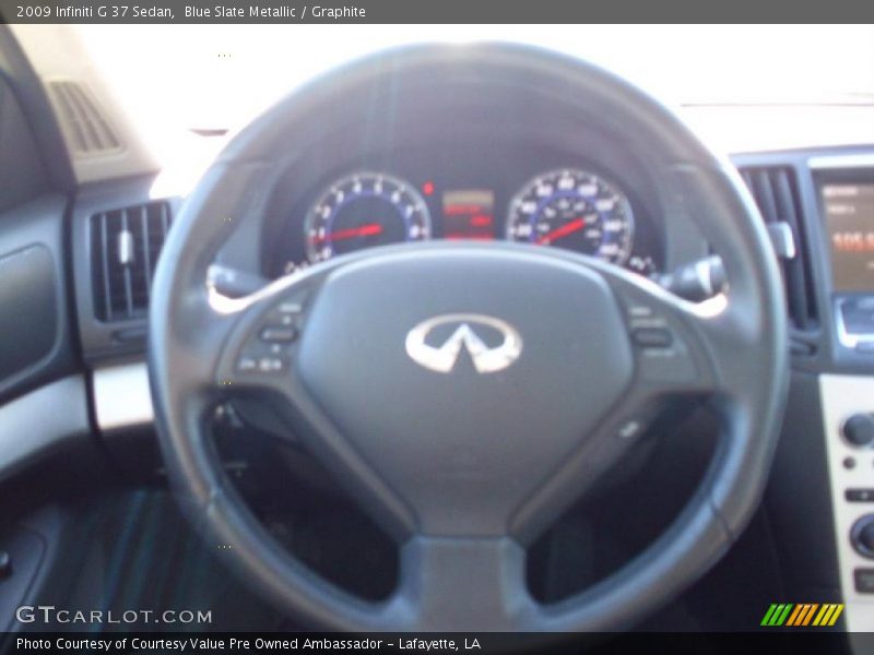Blue Slate Metallic / Graphite 2009 Infiniti G 37 Sedan