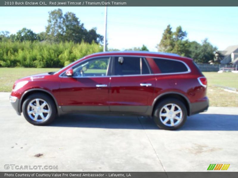 Red Jewel Tintcoat / Titanium/Dark Titanium 2010 Buick Enclave CXL